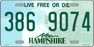 NH license plate 3869074