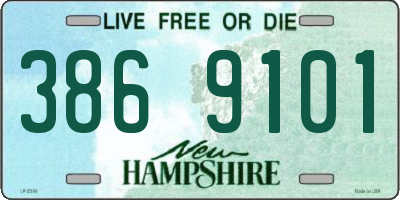 NH license plate 3869101