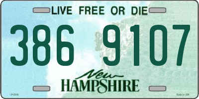 NH license plate 3869107