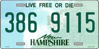 NH license plate 3869115
