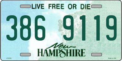 NH license plate 3869119