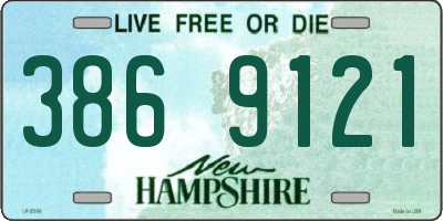 NH license plate 3869121