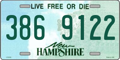 NH license plate 3869122