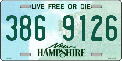 NH license plate 3869126