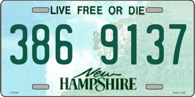 NH license plate 3869137