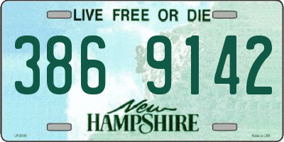 NH license plate 3869142