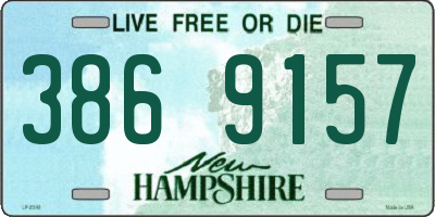 NH license plate 3869157
