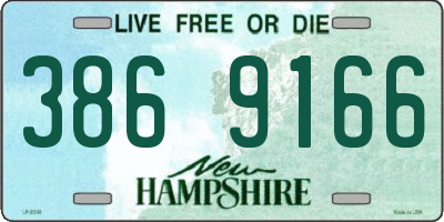 NH license plate 3869166