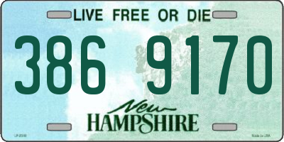 NH license plate 3869170