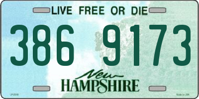 NH license plate 3869173