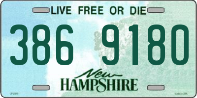 NH license plate 3869180