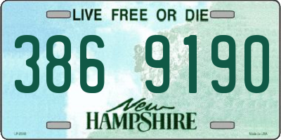 NH license plate 3869190