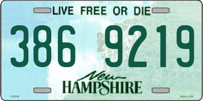 NH license plate 3869219