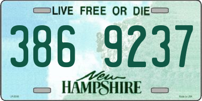 NH license plate 3869237
