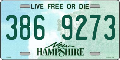 NH license plate 3869273