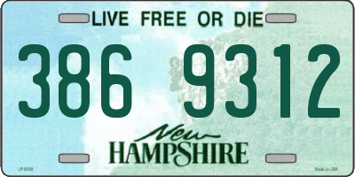 NH license plate 3869312