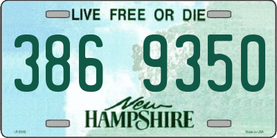 NH license plate 3869350