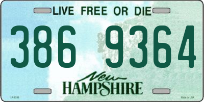 NH license plate 3869364