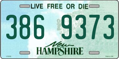 NH license plate 3869373