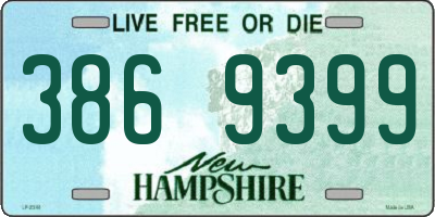 NH license plate 3869399