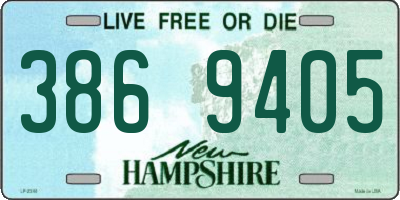 NH license plate 3869405