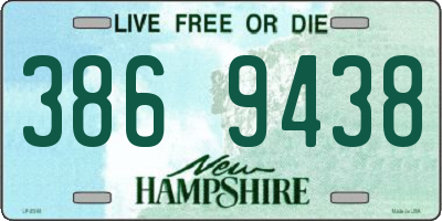 NH license plate 3869438