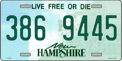 NH license plate 3869445