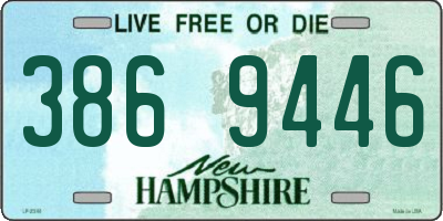 NH license plate 3869446