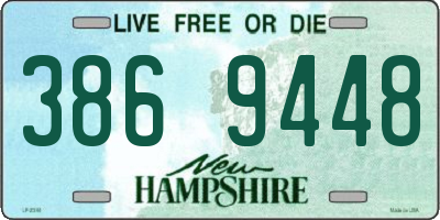 NH license plate 3869448