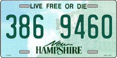 NH license plate 3869460