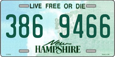 NH license plate 3869466