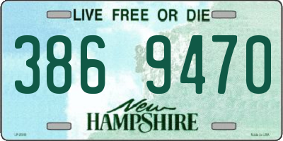 NH license plate 3869470