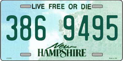 NH license plate 3869495
