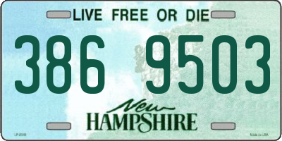 NH license plate 3869503