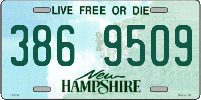 NH license plate 3869509