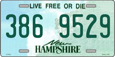 NH license plate 3869529