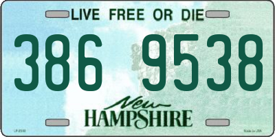 NH license plate 3869538