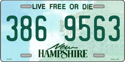 NH license plate 3869563