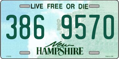NH license plate 3869570
