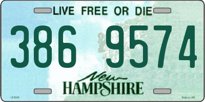 NH license plate 3869574