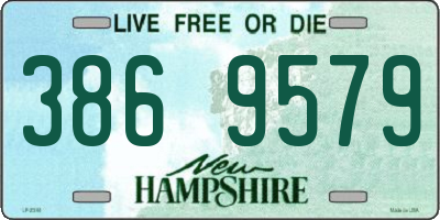 NH license plate 3869579