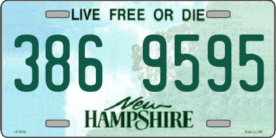 NH license plate 3869595