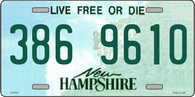 NH license plate 3869610