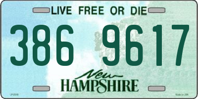 NH license plate 3869617