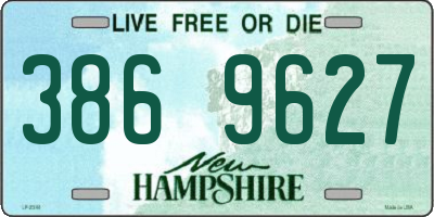 NH license plate 3869627