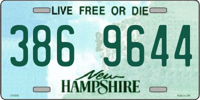 NH license plate 3869644