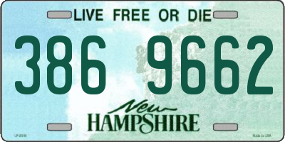 NH license plate 3869662