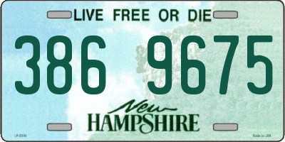 NH license plate 3869675