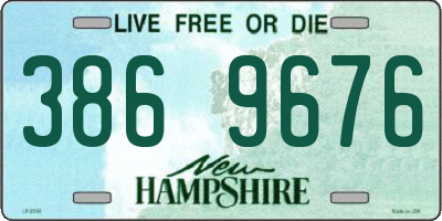 NH license plate 3869676