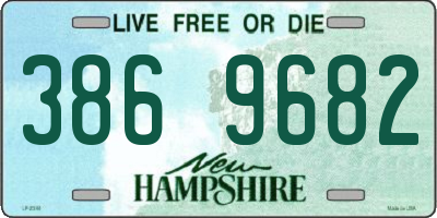 NH license plate 3869682